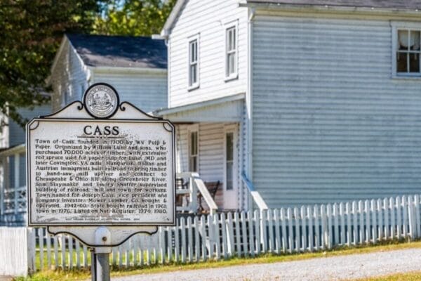 Company houses at Cass Scenic Railroad State Park