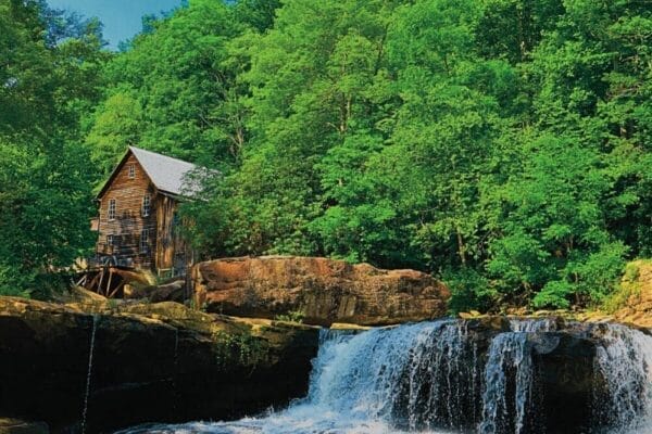 grist mill at babcock state park