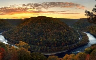 fall foliage in west virginia