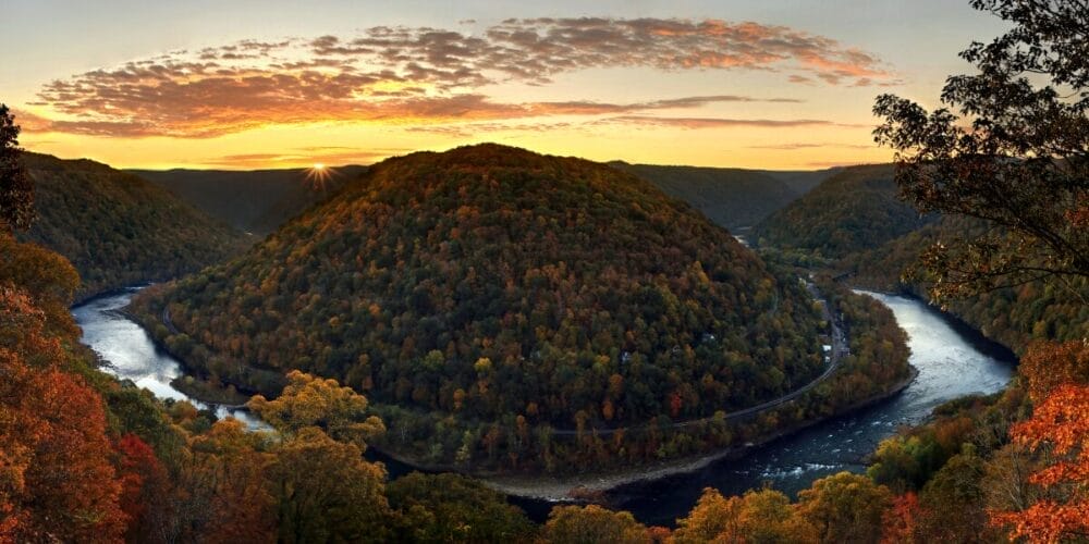 fall foliage in west virginia